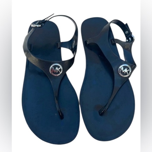 Michael Michael Kors women’s 8.5 - 9 navy blue slingback jelly sandals - Picture 1 of 5